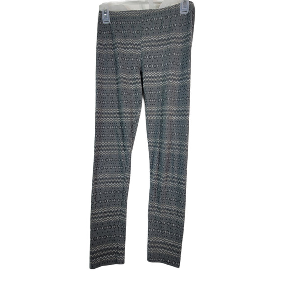Old Navy Fair Nordic Isle Gray White Comfy Soft Pajama Fitted Leggings Sz M - Picture 2 of 6